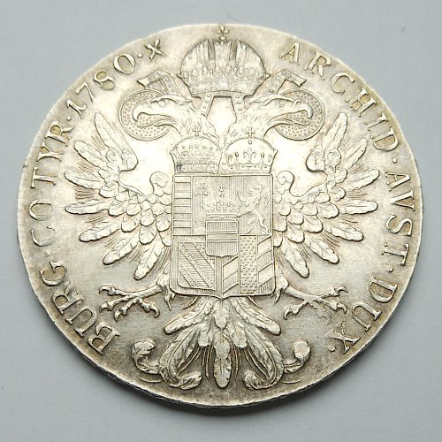 1780 Maria Theresa Thaler - Reverse