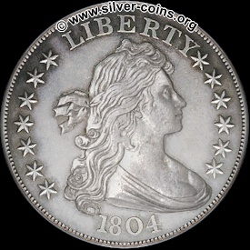 1804 draped bust silver dollar