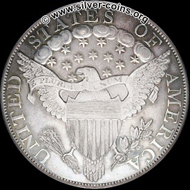 1804 draped bust silver dollar reverse