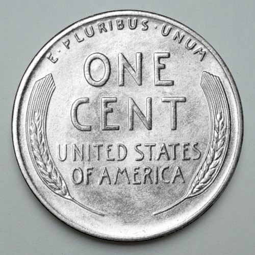 1943 US Steel Penny Mintmark S - Reverse