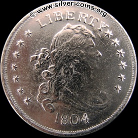 counterfeit 1804 draped bust dollar