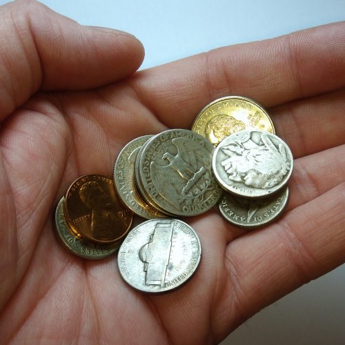 coin found in pocket change