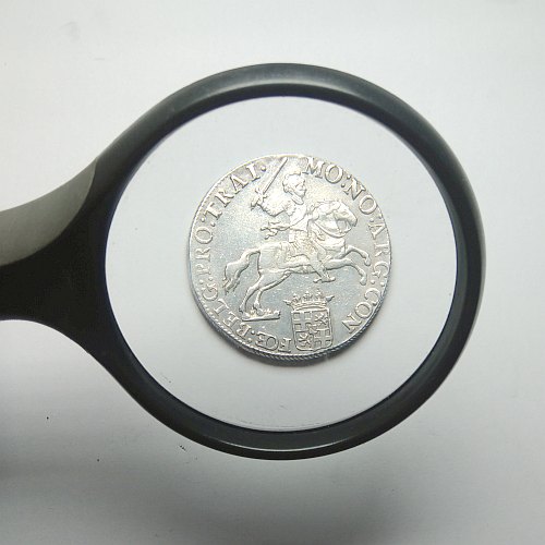 An old Dutch silver coin